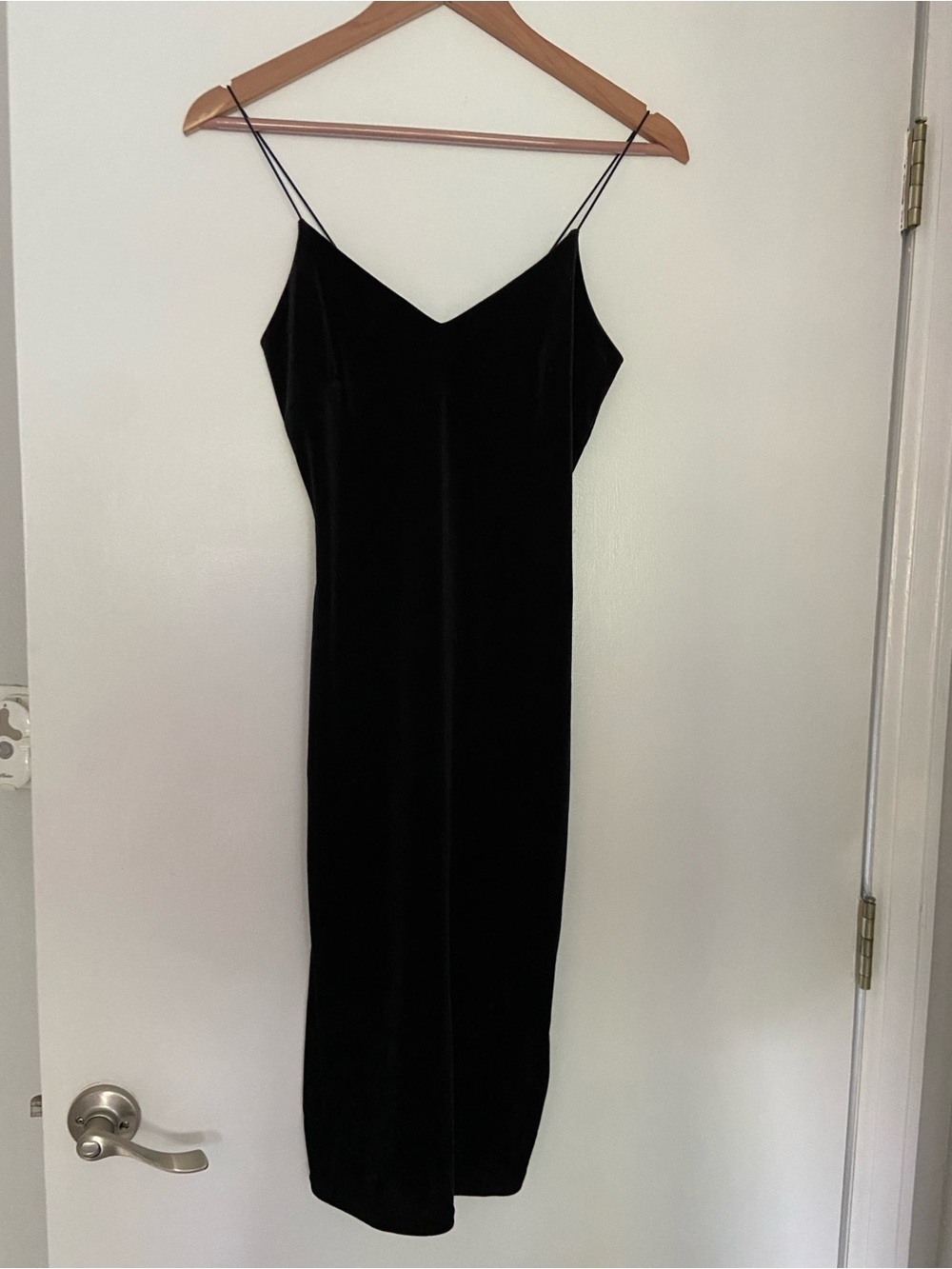Black Velvet Cocktail Dress